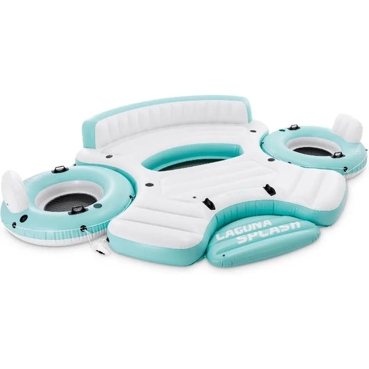 Intex Laguna Splash Island Outdoor Floating Water Raft