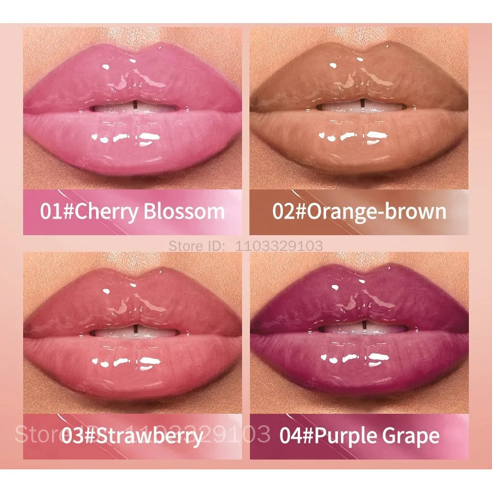 QIBEST Crystal Lip Balm Moisturizing Lip Gloss Oil Jelly Lipgloss