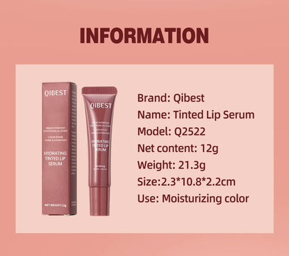 New Nude Red Bean Clear Water Gloss Glass Lip Gloss Moisturizing