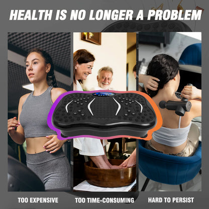 Vibration Plate Exercise Machine Fat-Burning Full Body Workout