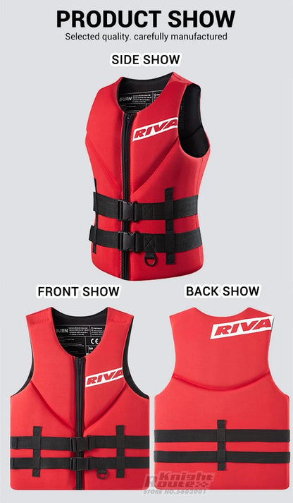 Life Vest Adults Surf Vest Kayak Wakeboard Motorboats