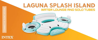 Intex Laguna Splash Island Outdoor Floating Water Raft