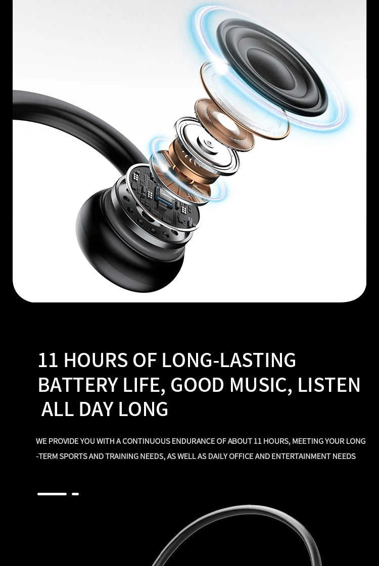 Real Bone Conduction Sport Headphone Wireless Earphone