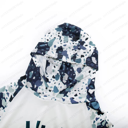 HUK UPF 50+ Long Sleeve Hooded Face Cover Fishing Shirts