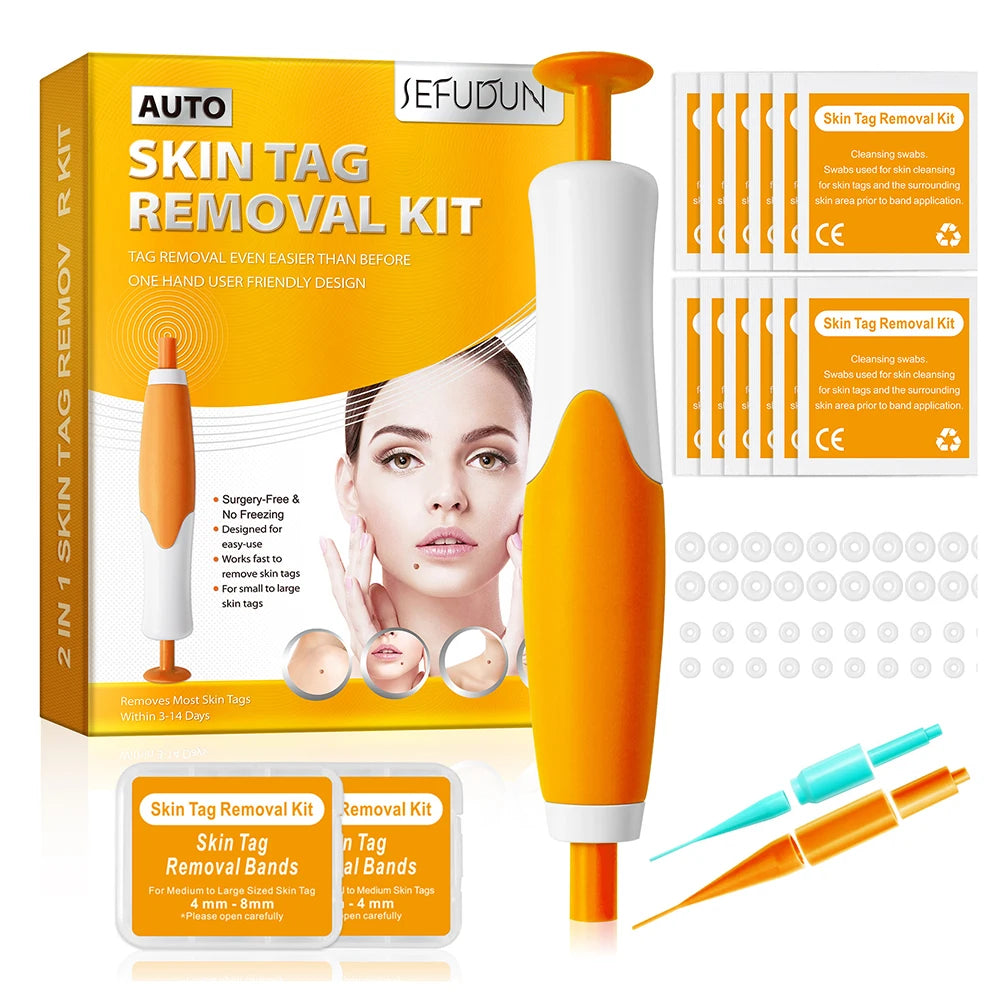 2 IN 1 Auto Micro Skin Tag Remover Device