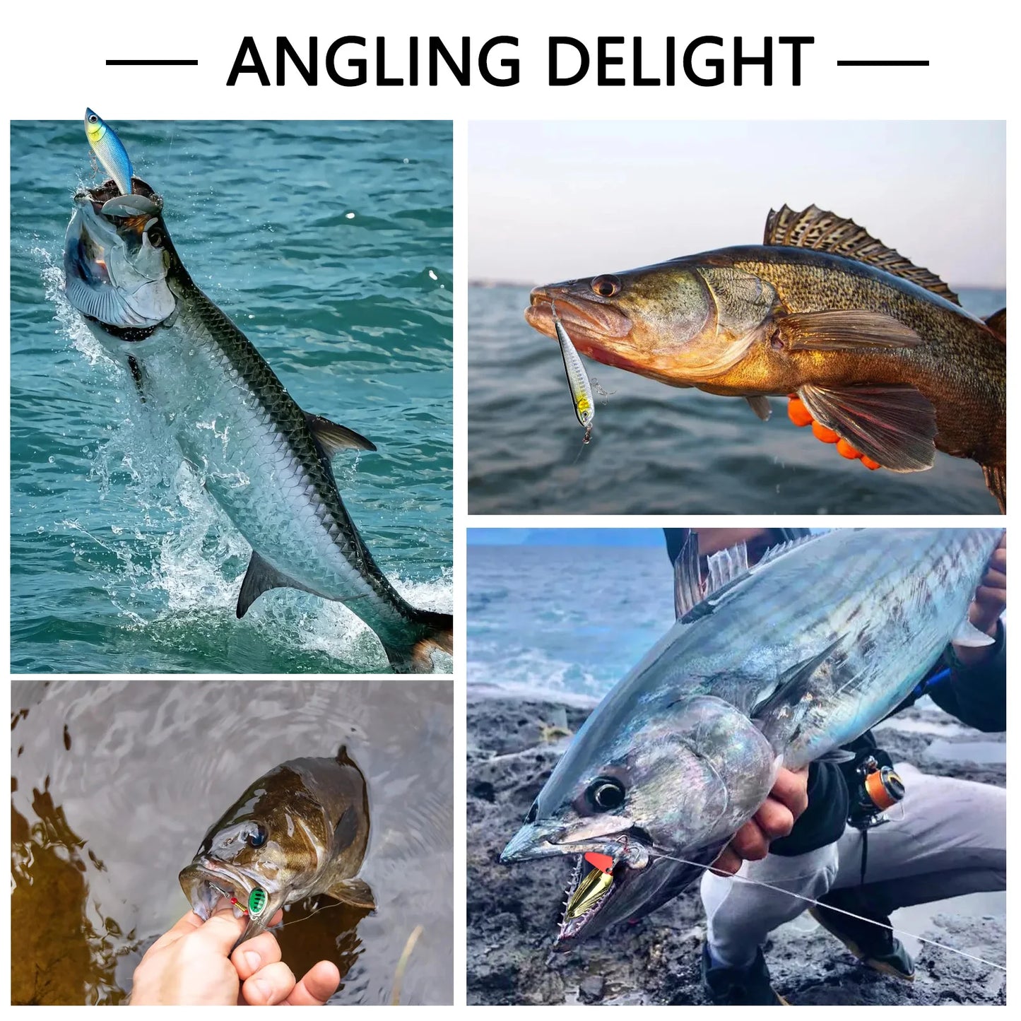 Fishing Lure Kit For Trout/Pike/Bass