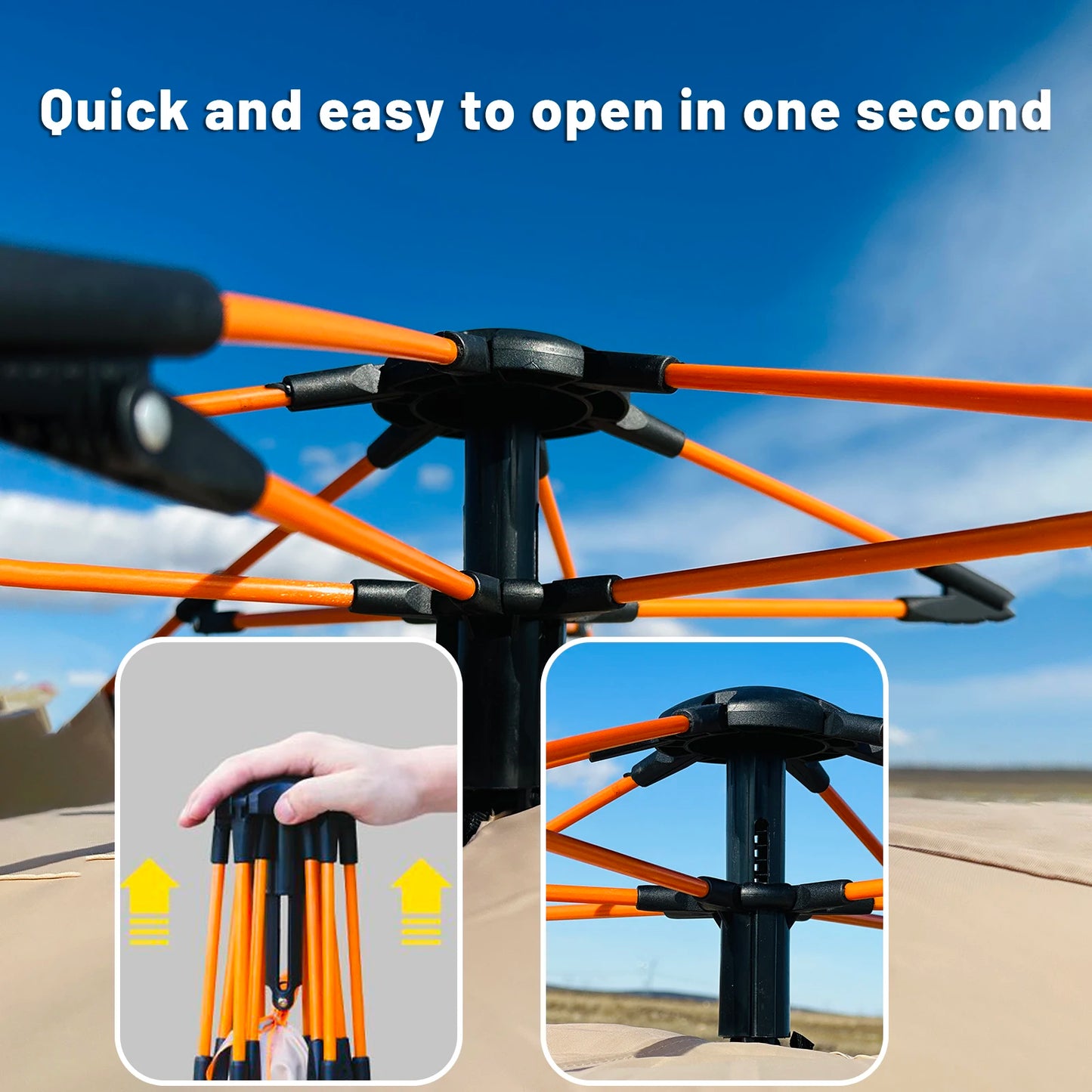 Outdoor Automatic Quick-opening Tent Automatic Rainproof