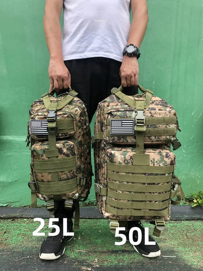 Nylon Waterproof Trekking Fishing Hunting Bag Backpack
