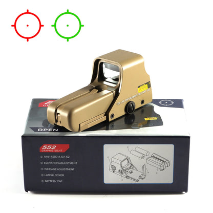 Red Green Dot Holographic Sight Scope Hunting