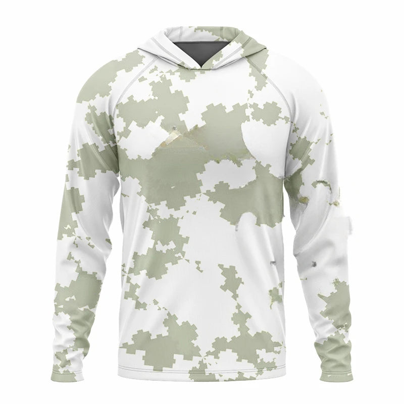 New Fishing Hooded Shirts Outdoor Sport Quick Dry