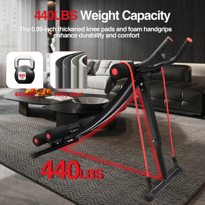 Foldable Ab Machine for Home Gym