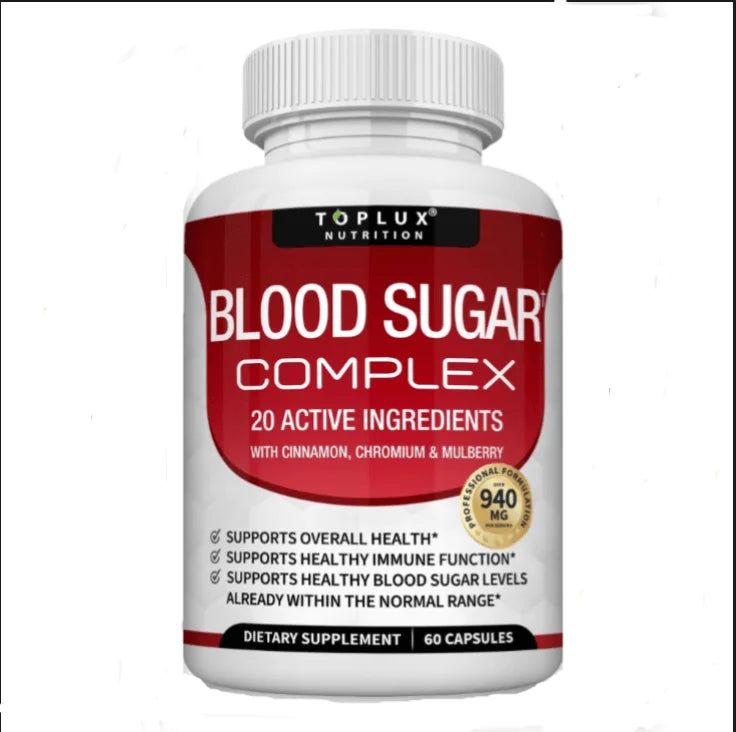 Vitamin C, Vitamin E Supplement, Blood Sugar Complex, Supports Heart Health