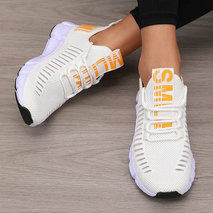 Women's Sports Shoes Mesh Lightweight Soft Sole Jogging Strap Breathable