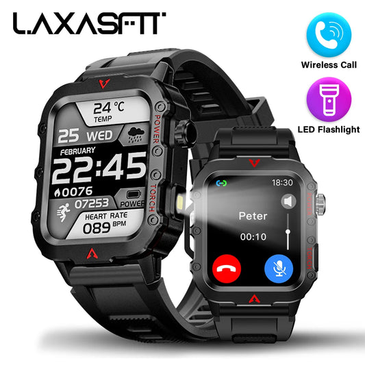 Men Sports Smart Watch 1.71 Screen Blood Oxygen Bluetooth