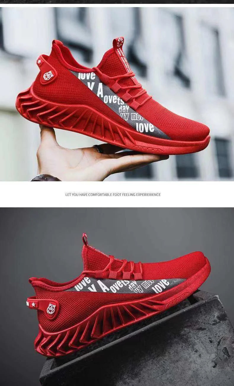 Men's mesh breathable casual sneakers summer soft sole