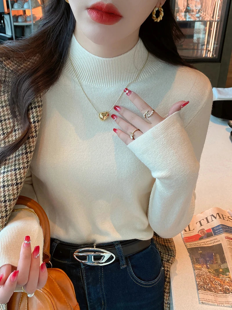 Turtleneck Sweater Women Fashion 2024