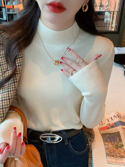 Turtleneck Sweater Women Fashion 2024