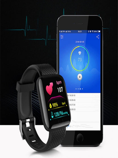 Smart Watch 116Plus D13 Y68 Sport Wristband Running Fitness Monitor
