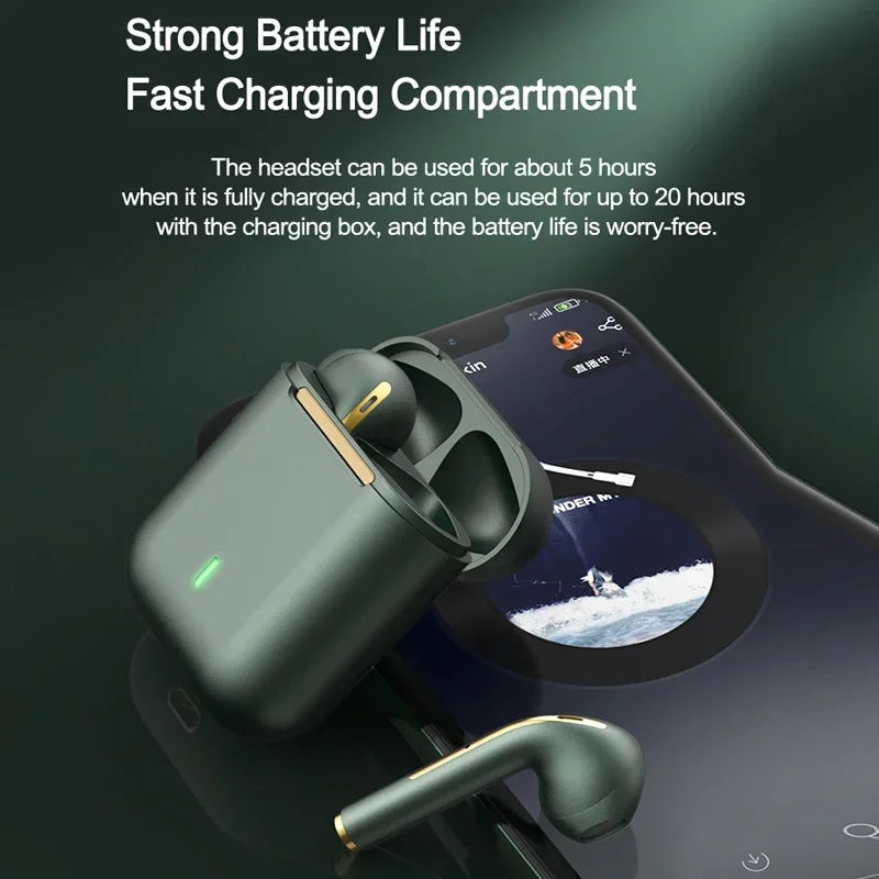 Wireless Bluetooth Earphones HiFI In Ear Stereo