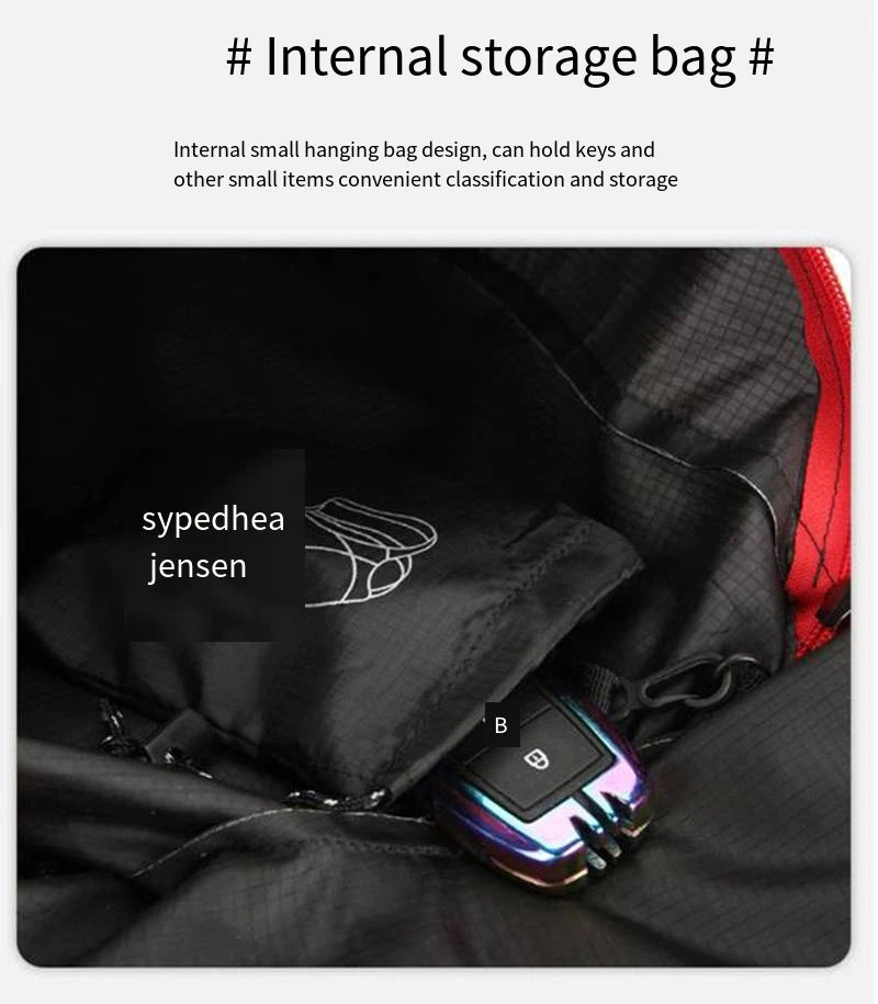 Multifunctional Outdoor Folding Backpack High Density Lightweight