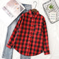 Brand Women's Flannel Plaid Shirts 2025