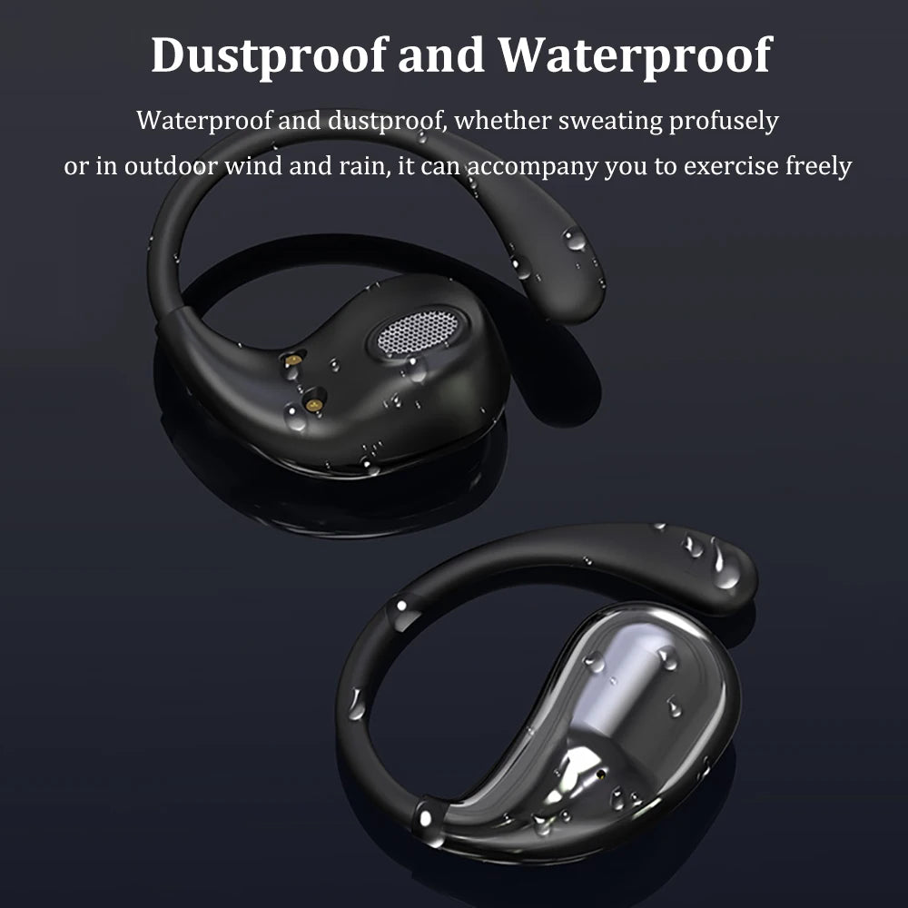 Bluetooth 5.4 Ear Hook Headphones TWS Wireless Earphones