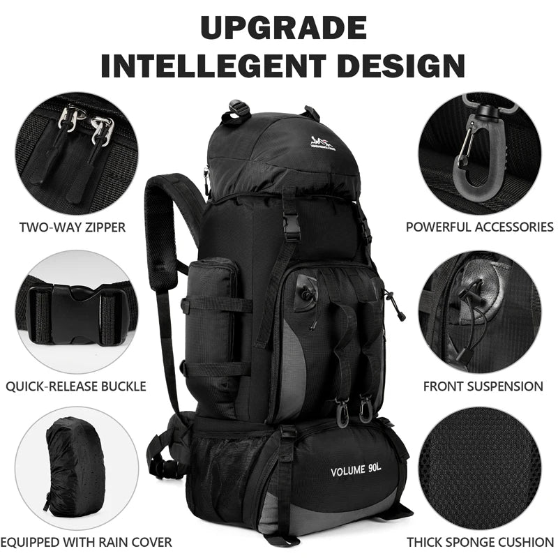 Waterproof Hiking Camping Backpack Trekking Bag
