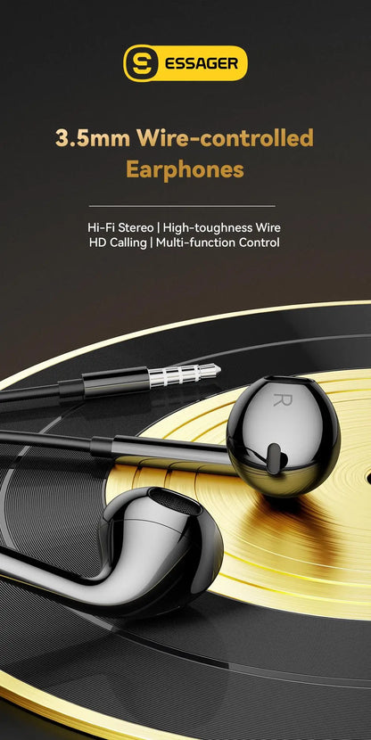 Wired Headphones In Ear Headset Wired Earphones