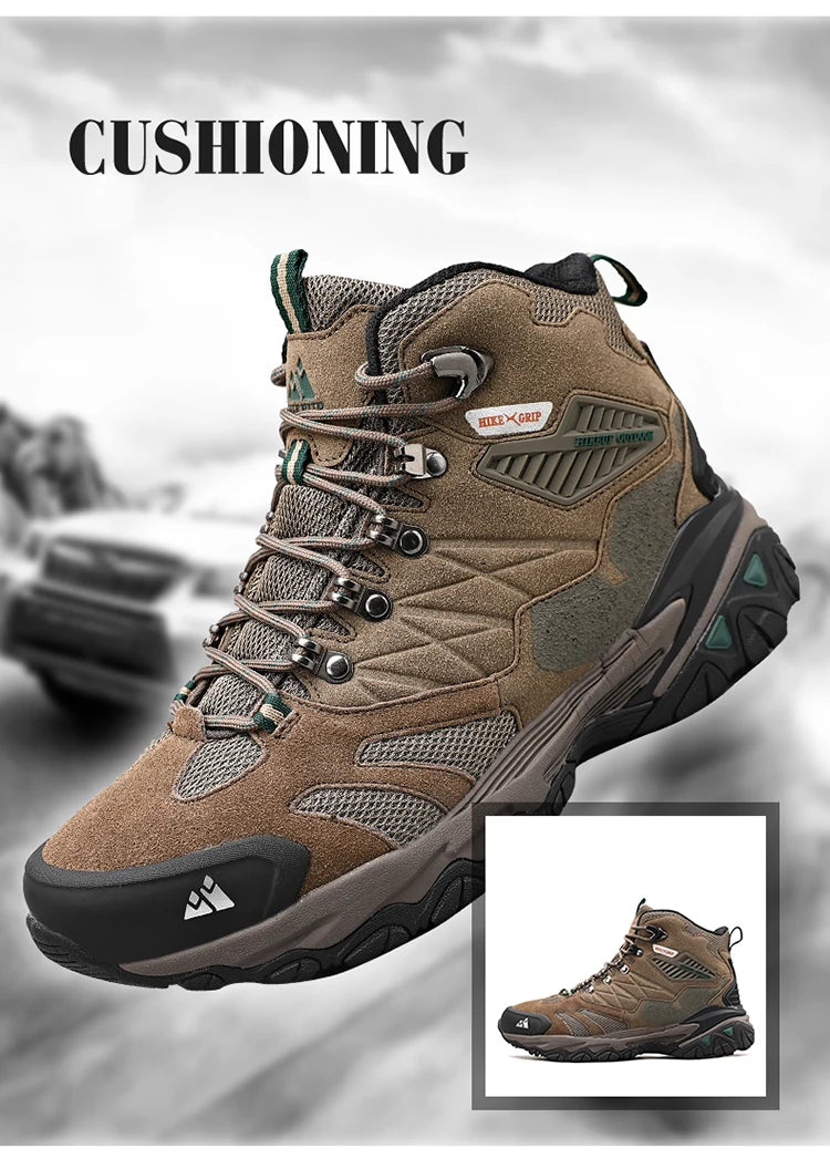 Winter Boot Men Outdoor Hiking Boots Suede