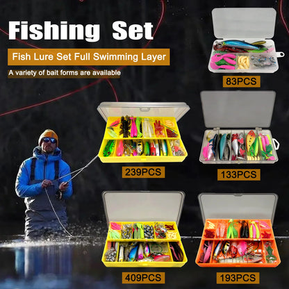 Fishing Lure Kit For Trout/Pike/Bass