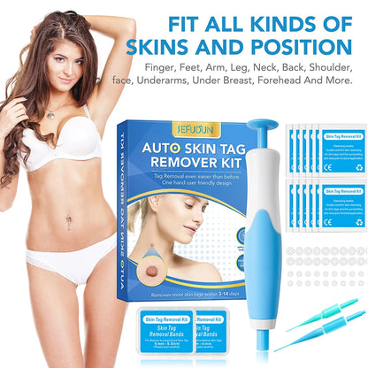 2 IN 1 Auto Micro Skin Tag Remover Device