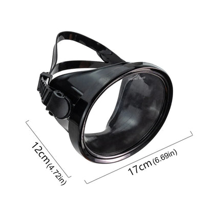 Oval Diving Mask Single Lens Scuba Mask