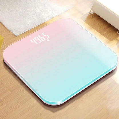 Gradient Color Intelligent LCD Electronic Scale Digital Display Glass Weight Scale