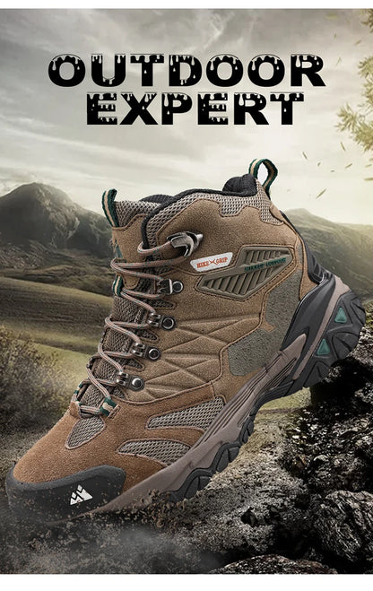 Winter Boot Men Outdoor Hiking Boots Suede