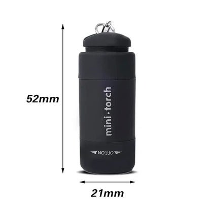 Led micro pocket flashlight portable USB rechargeable