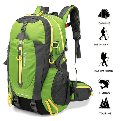 Water Resistant Travel Backpack Camping Hiking Laptop Daypack