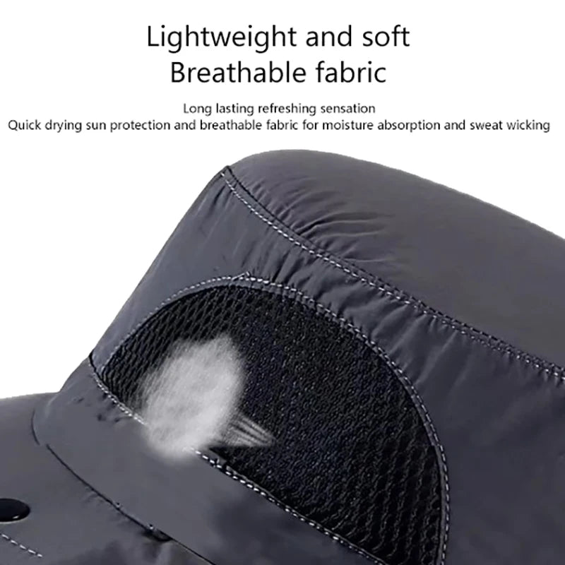 Summer Sun Hats UV Protection Outdoor Hunting Fishing Cap