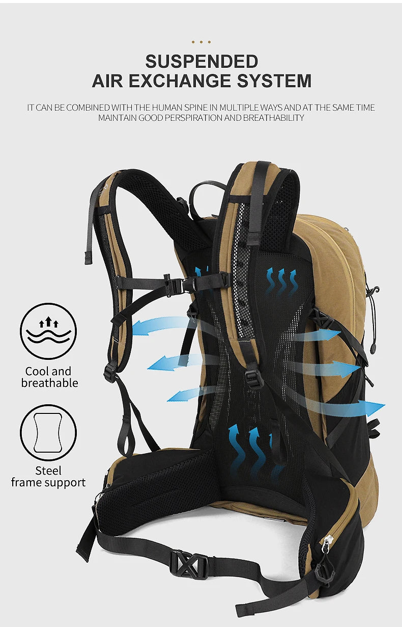 Mountaineering backpack 35 liters men's and women's outdoor sports bag