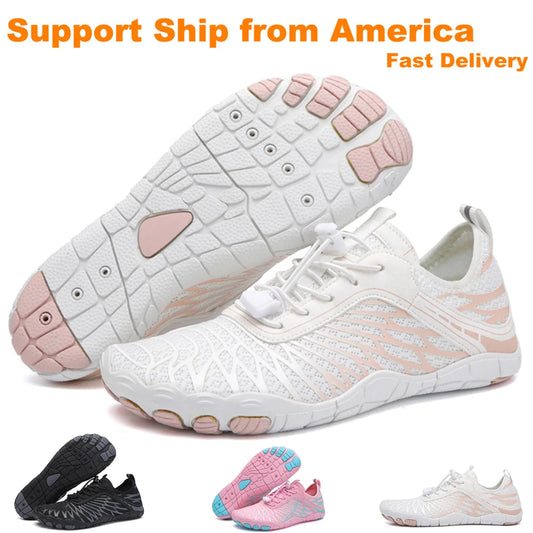 Women Men Aqua Shoes Beach Barefoot Water Sports Sneakers
