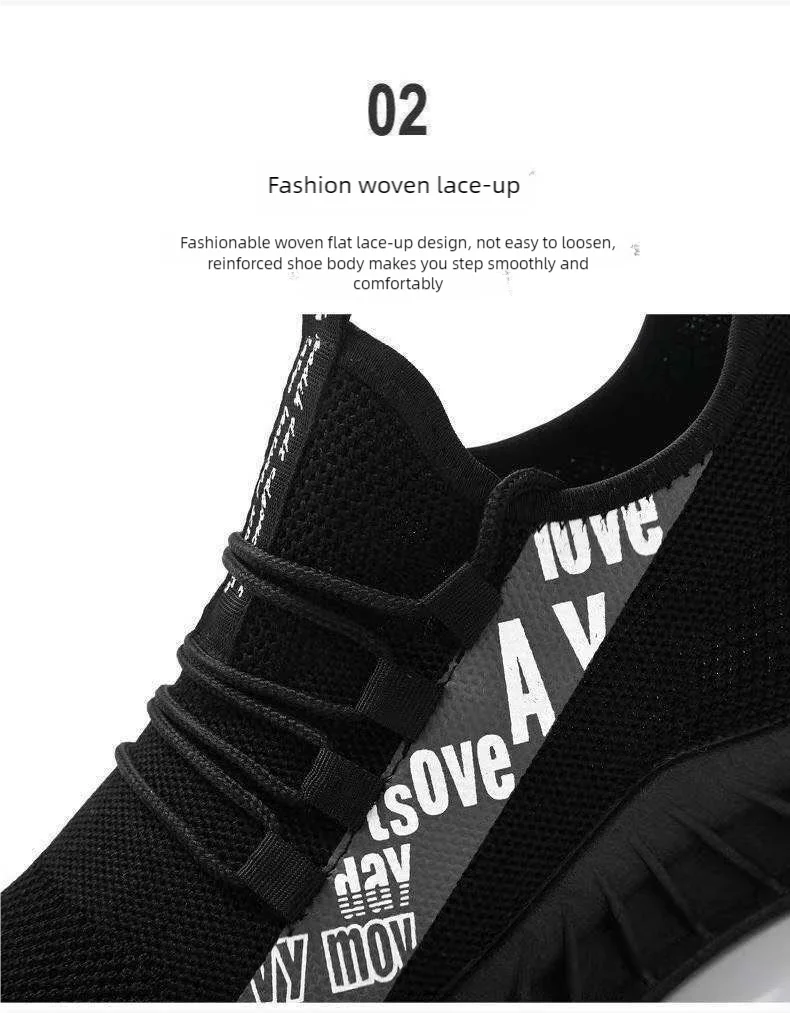 Men's mesh breathable casual sneakers summer soft sole