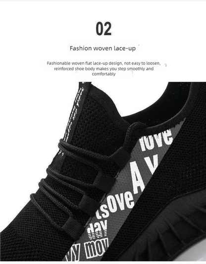 Men's mesh breathable casual sneakers summer soft sole