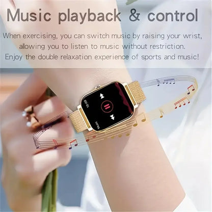 2025 New Smart Watch Bluetooth Talking Blood Oxygen/Blood Pressure Monitor Smart Watch