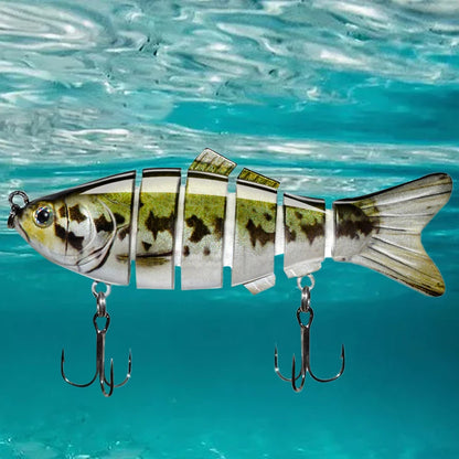 4 Inch 6 Segments Jointed Hard Artificial Fishing Lures