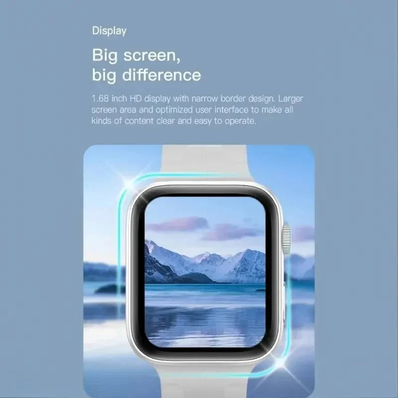 2025 New Smartwatch For Men Android IOS Phone 1.73" Screen Bluetooth