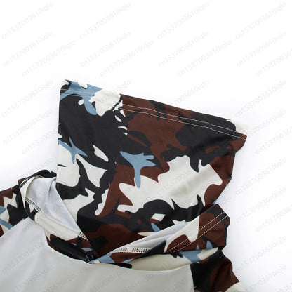 HUK UPF 50+ Long Sleeve Hooded Face Cover Fishing Shirts