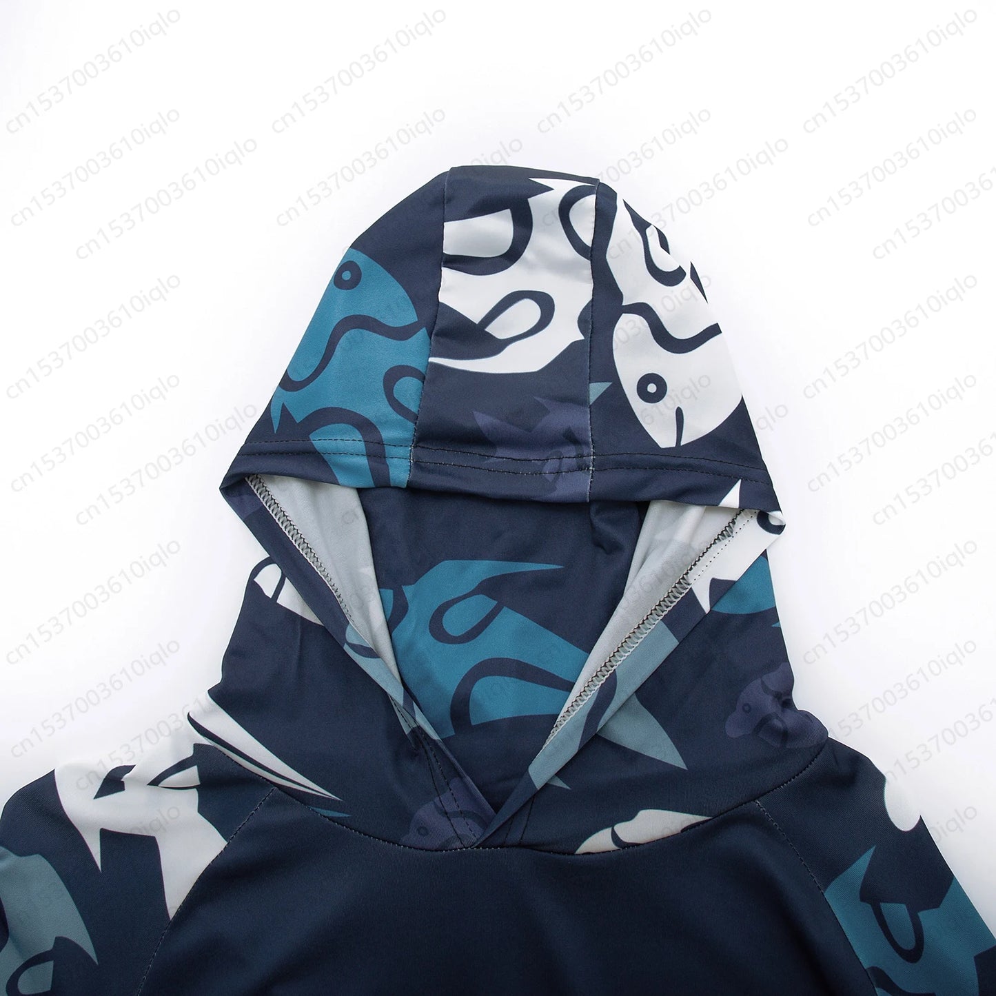 HUK UPF 50+ Long Sleeve Hooded Face Cover Fishing Shirts