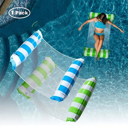 1PC Inflatable Float Hammock floaties for adults Perfect for Poolside
