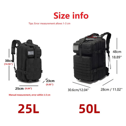 Nylon Waterproof Trekking Fishing Hunting Bag Backpack