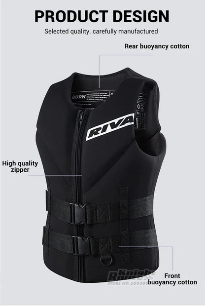 Life Vest Adults Surf Vest Kayak Wakeboard Motorboats Raft