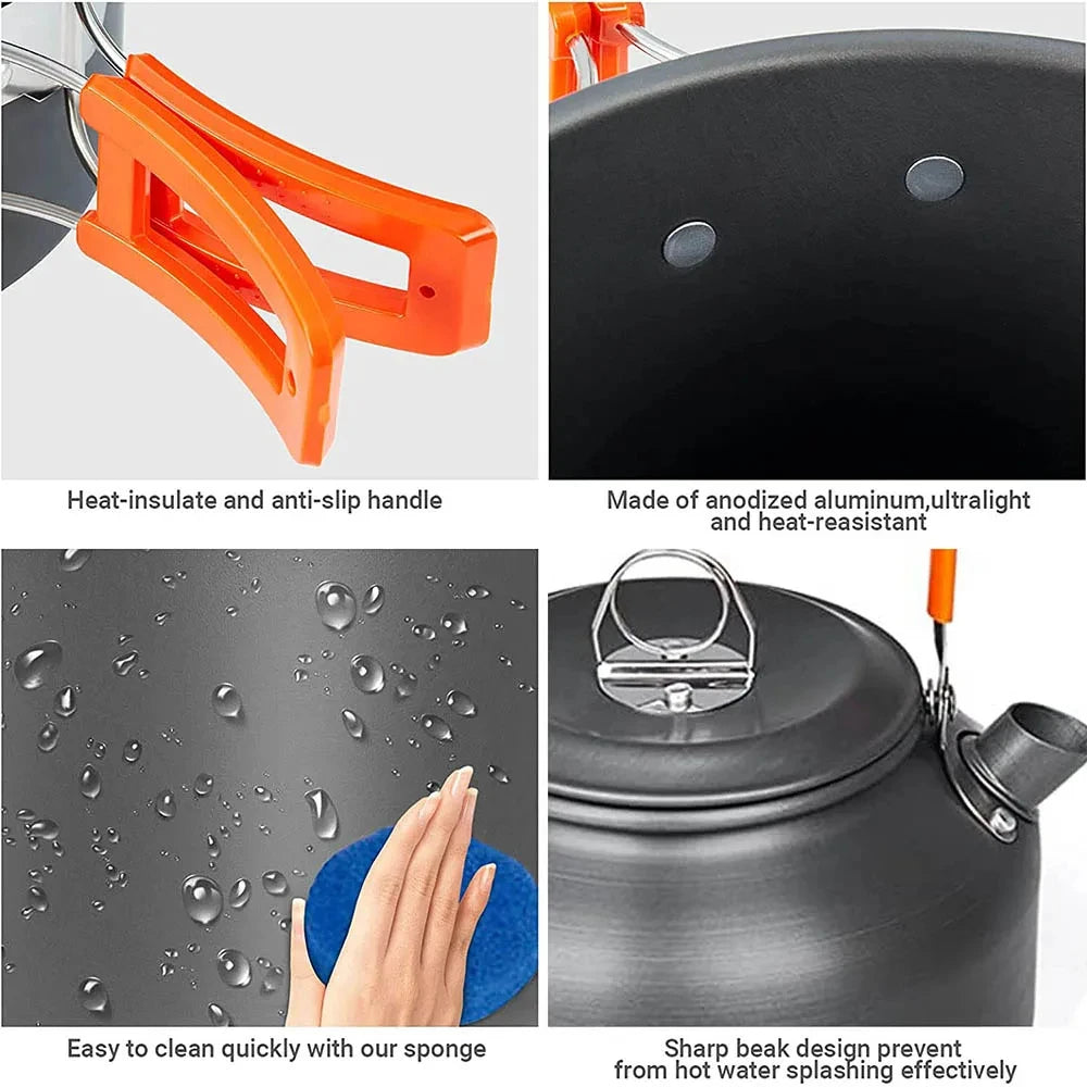 Camping Cooking set Camping Cookware Travel Tableware